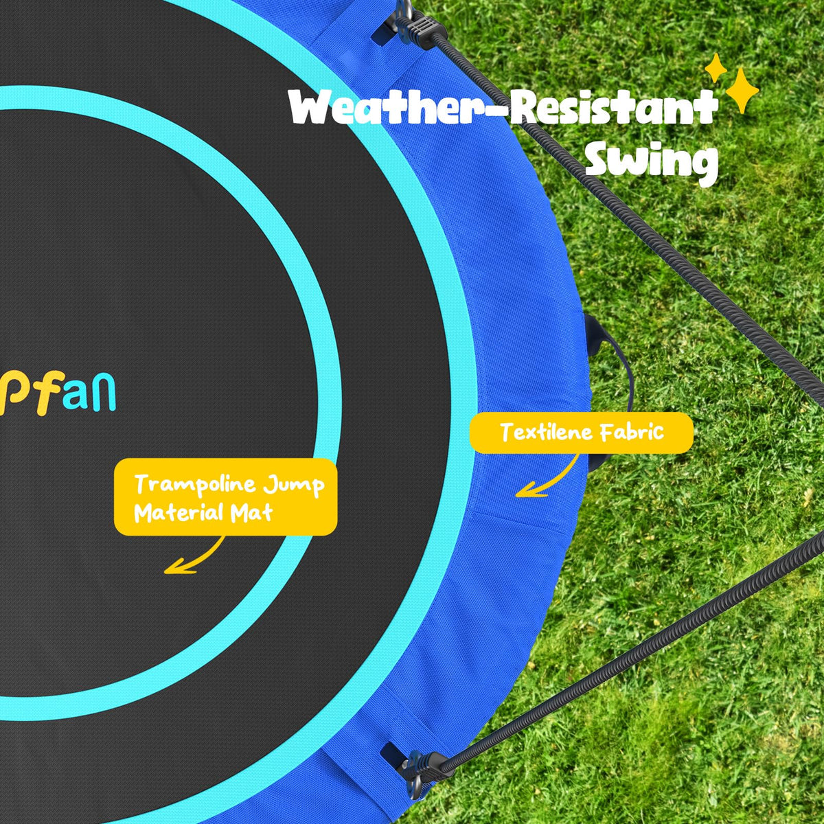 Hapfan easy-to-follow assembly guide with included tools for quick setup.