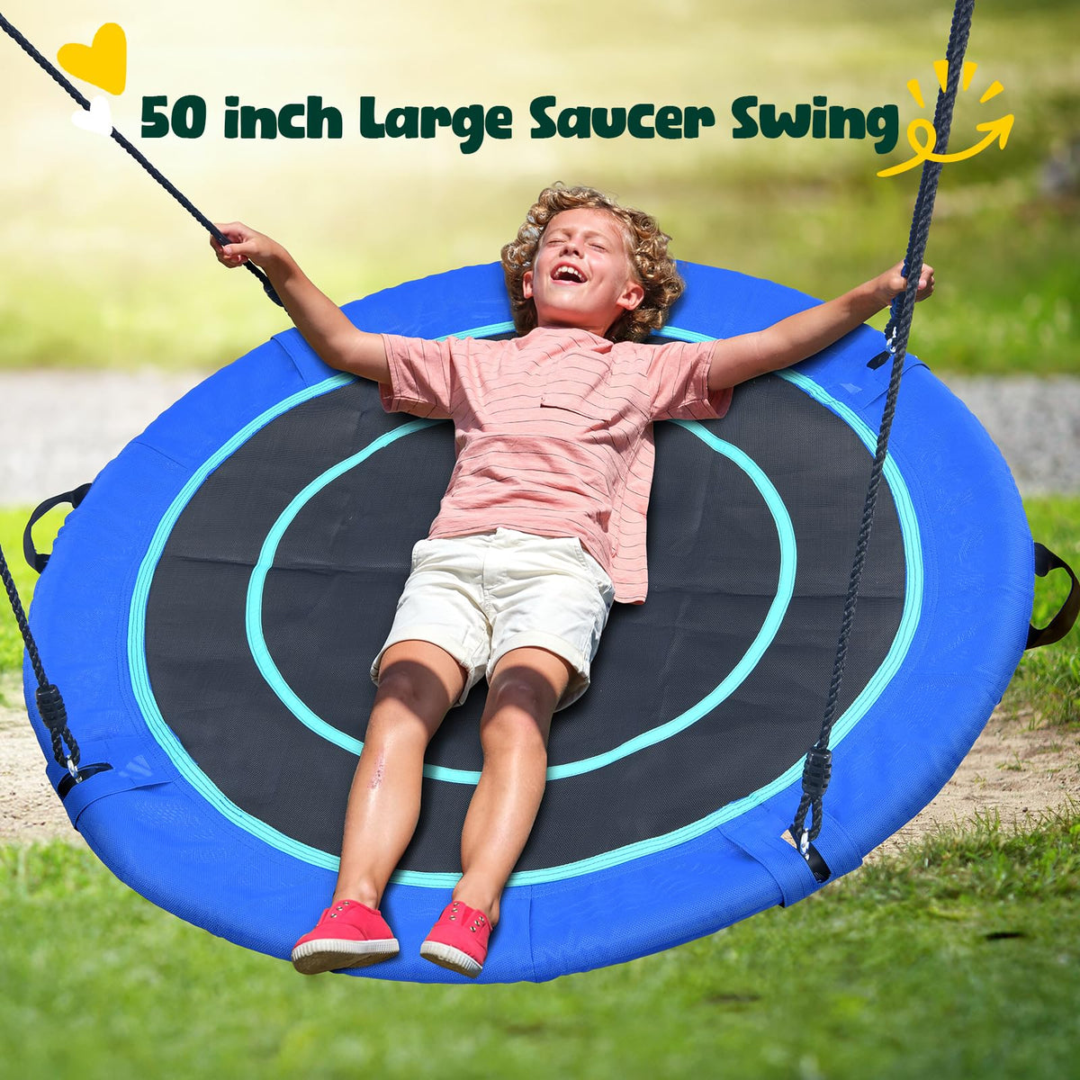 Hapfan heavy-duty stand supporting up to 500 lbs for durable multi-kid play.