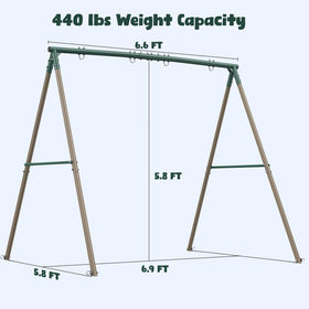 Hapfan toddler-parent bonding on the platform swing promotes family time.