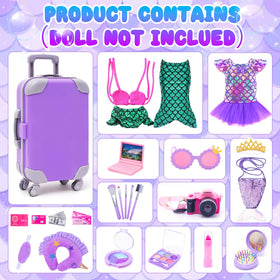 HAPGFS glitter roller skates add sparkle to doll fashion play