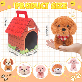 HAPGFS folding dog house compact display for desk or shelf.