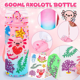 HAPGFS plush axolotl notebook perfect for doodling and journaling