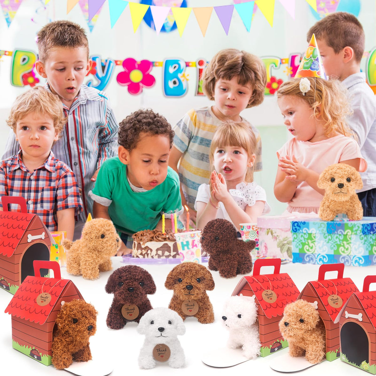 HAPGFS puppy party favors suitable for gift bags and table decor