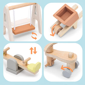 HAPGFS garden wheelbarrow supports fine motor skills during pretend gardening.