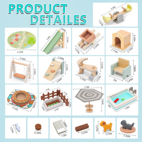 HAPGFS pool and lounge chair set invites sunny, relaxed pretend vacations.