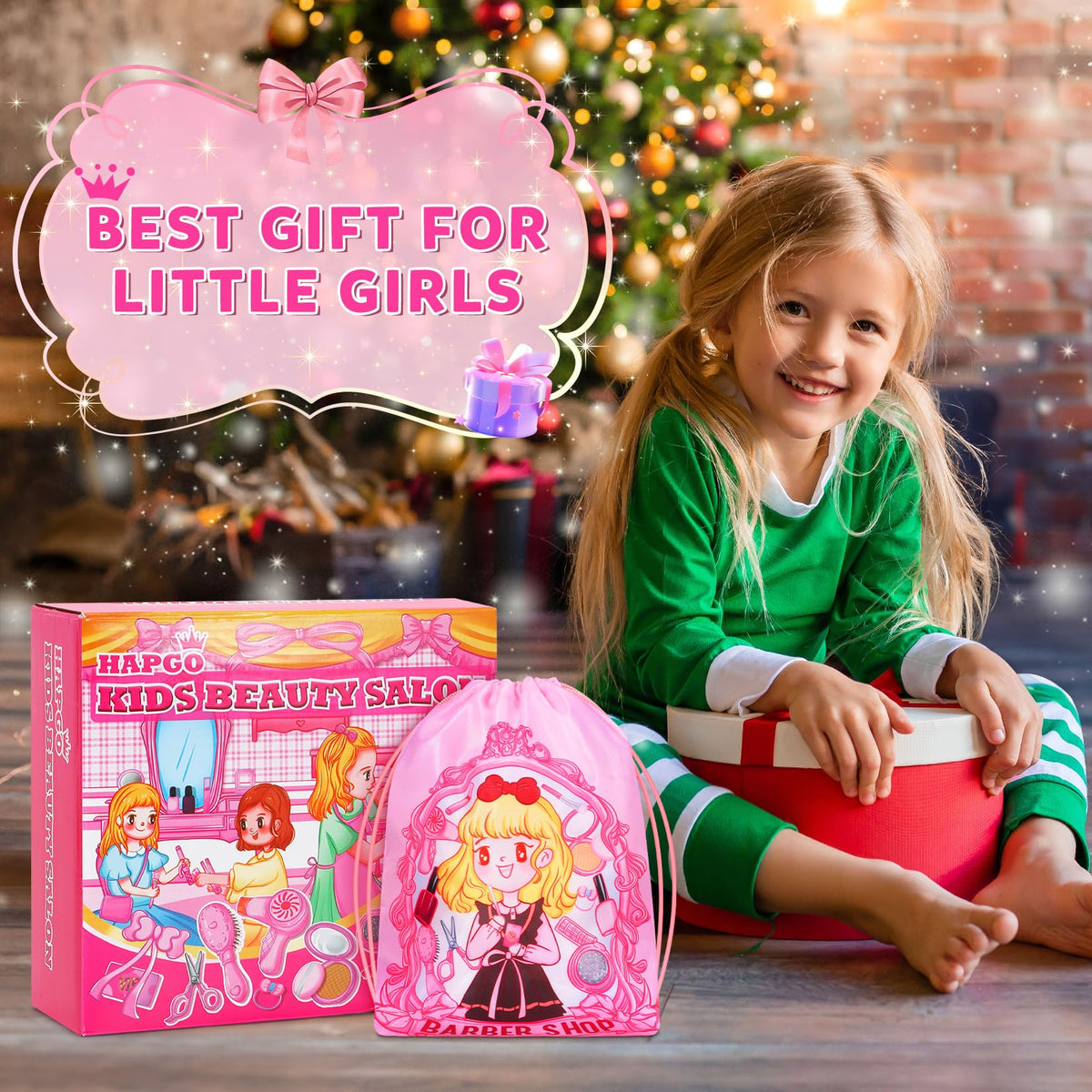 Hapgo hair salon playset in use for on-the-go fun