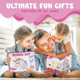 Hapinest string art instruction booklet assists beginners with step-by-step guidance