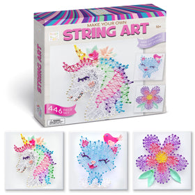 Hapinest string art unicorn design ready to hang for playful room decor