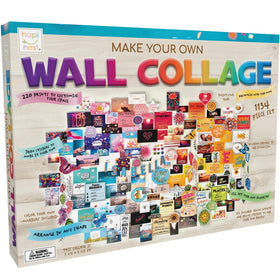 Hapinest Wall Collage Kit contents for personalized room decor.