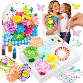 HAPMARS paper flowers petals kit color change demo for kids