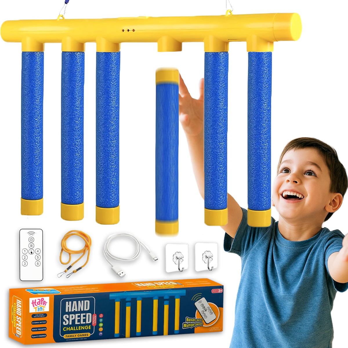 Happi Tini Reflex Sticks frame ready for quick setup and family fun.