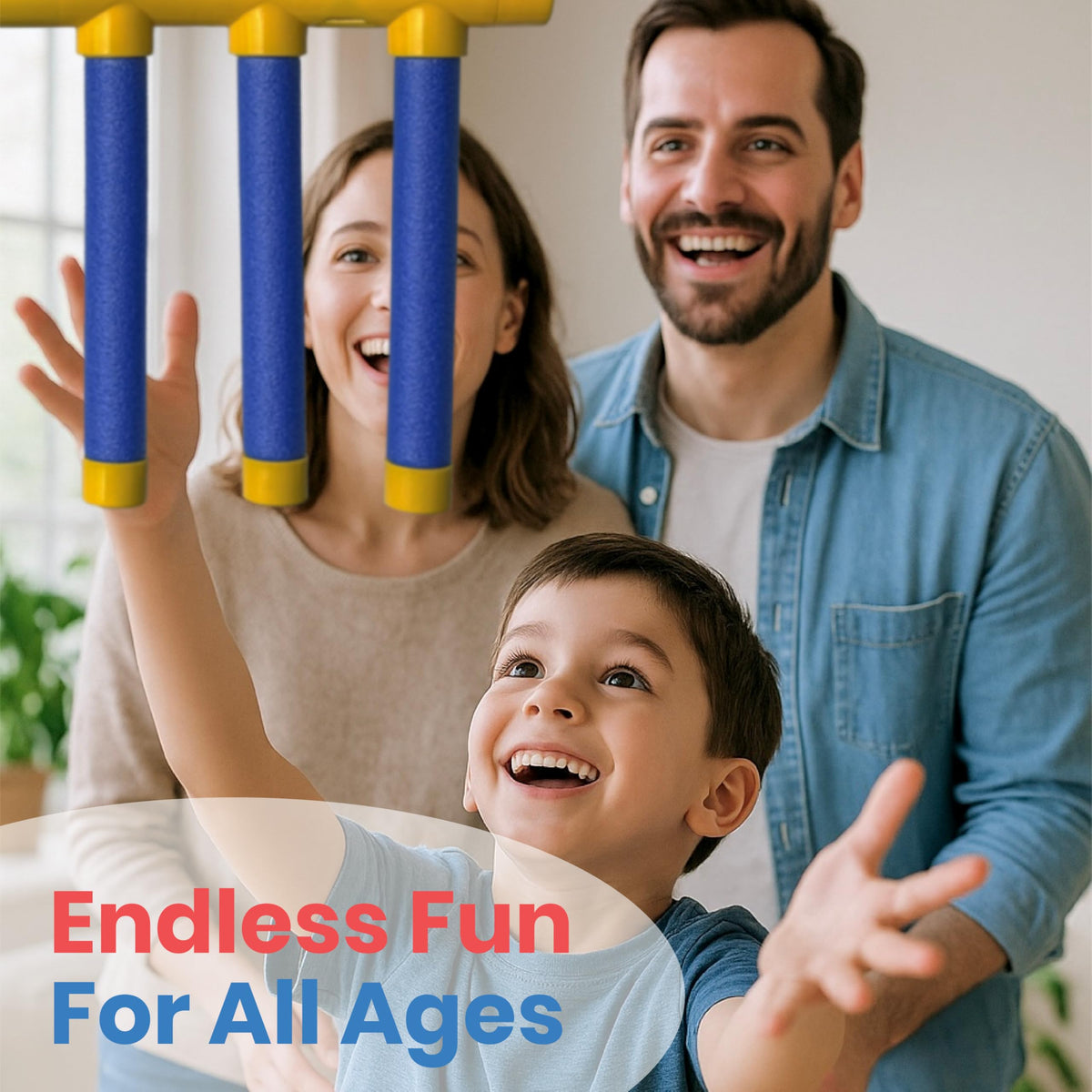 Happi Tini Reflex Sticks upgraded remote for easy speed control during play.
