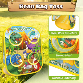 Happitry fruit beanbags six-pack supports color and number learning.