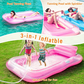 Happy Aplenty easy inflation steps enabling fast backyard setup