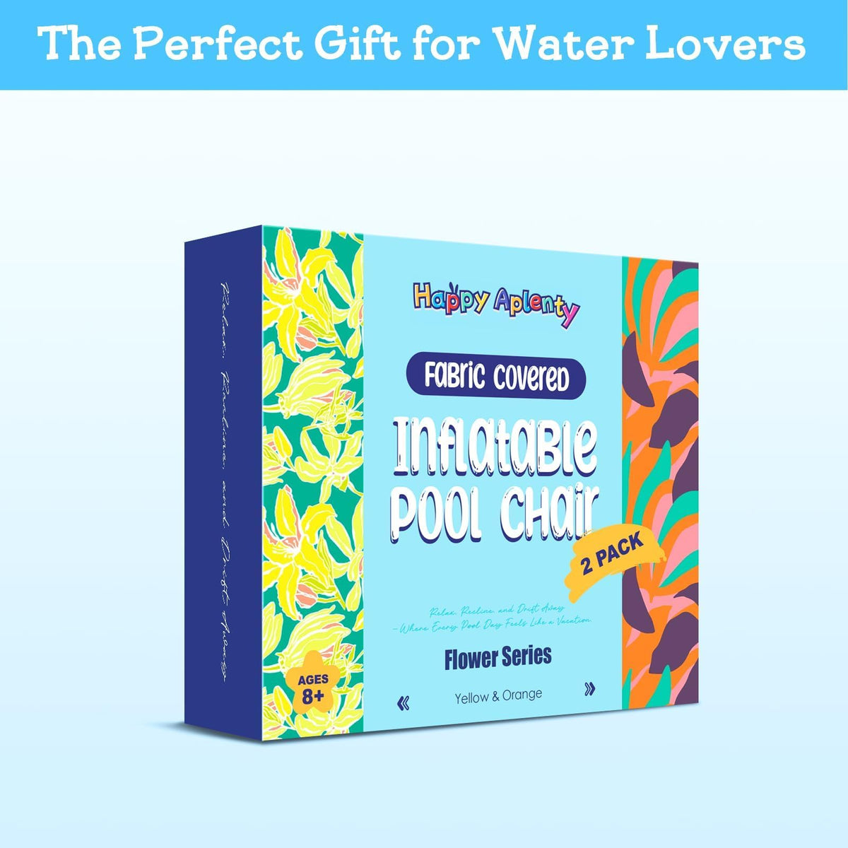 Happy Aplenty summer-ready pool float for pool, beach, lake adventures