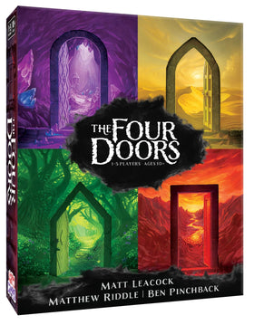 Happy Camper The Four Doors treasure cards spark cooperative planning and rewards