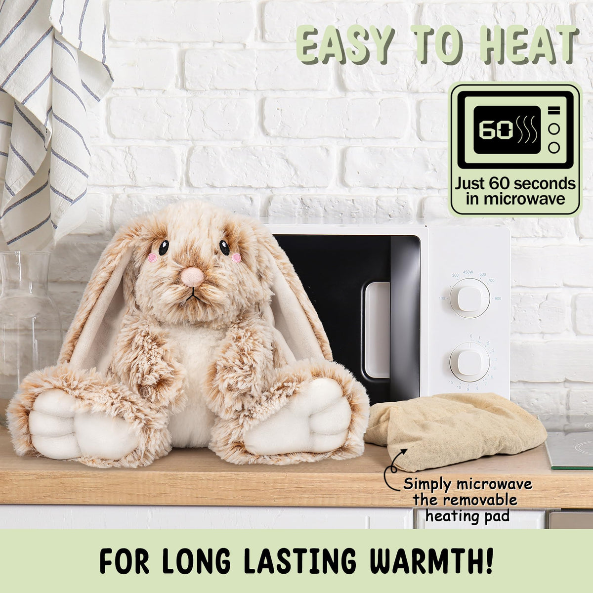 Happy Fuel Bunny offers emotional support and calming cuddle for users.