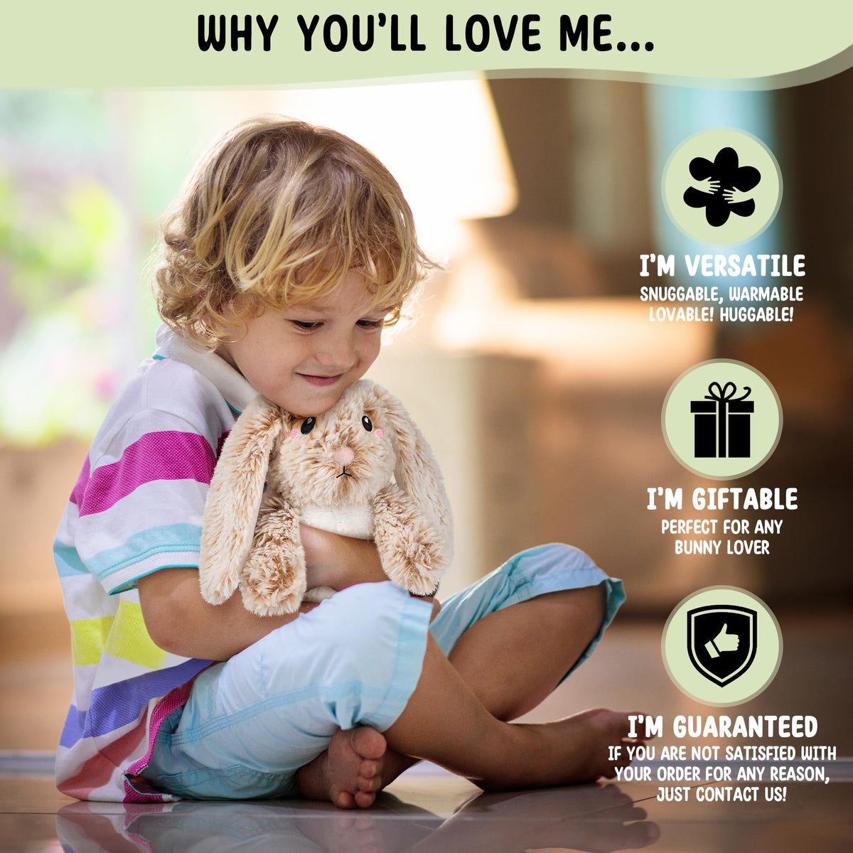 Happy Fuel Bunny family cuddle moment suitable for all ages.
