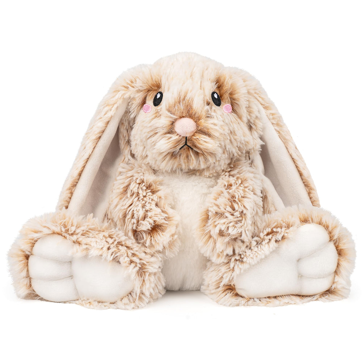 Happy Fuel Bunny plush close-up highlighting soft texture for cozy comfort.