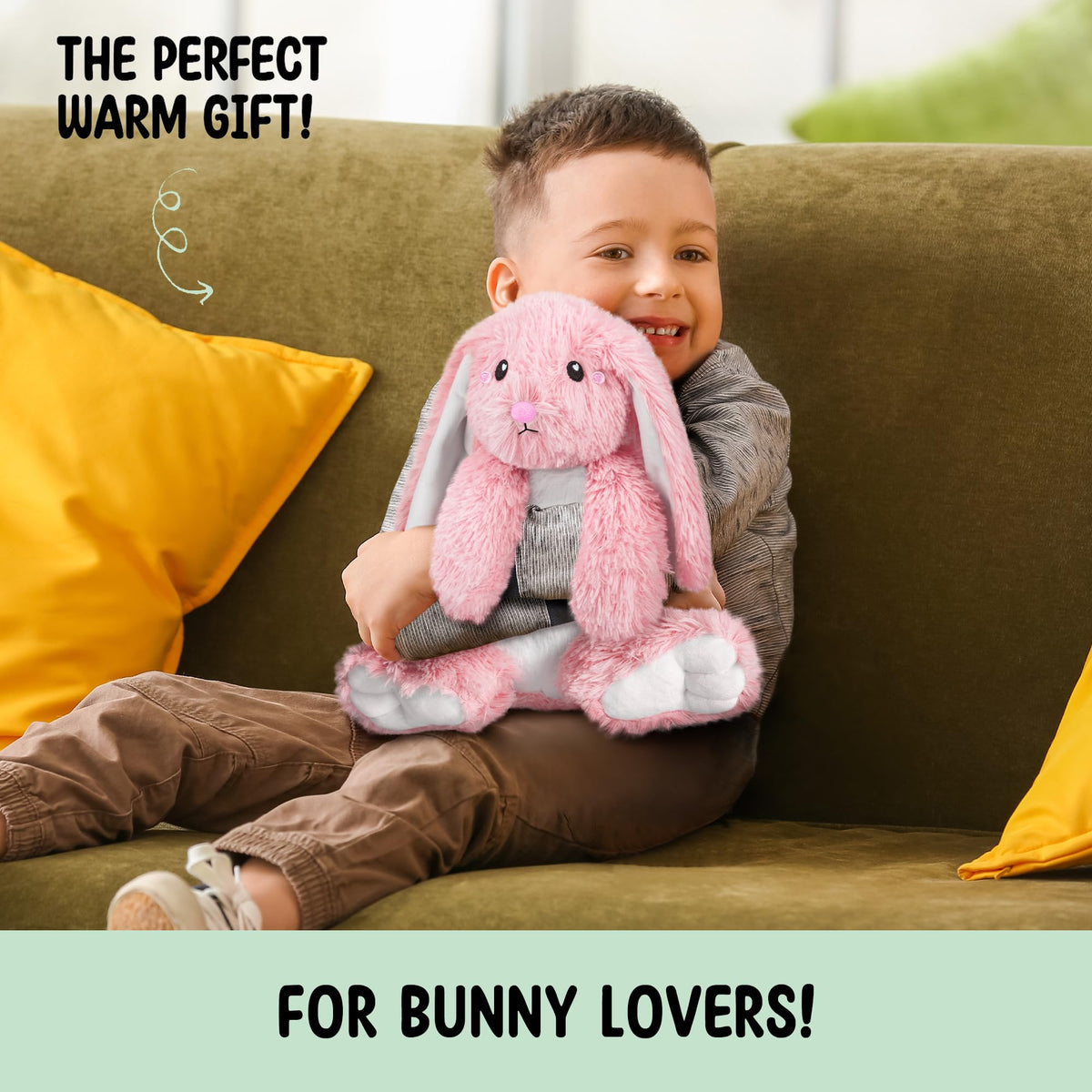 Happy Fuel bunny unscented clay beads stay clean and neat.
