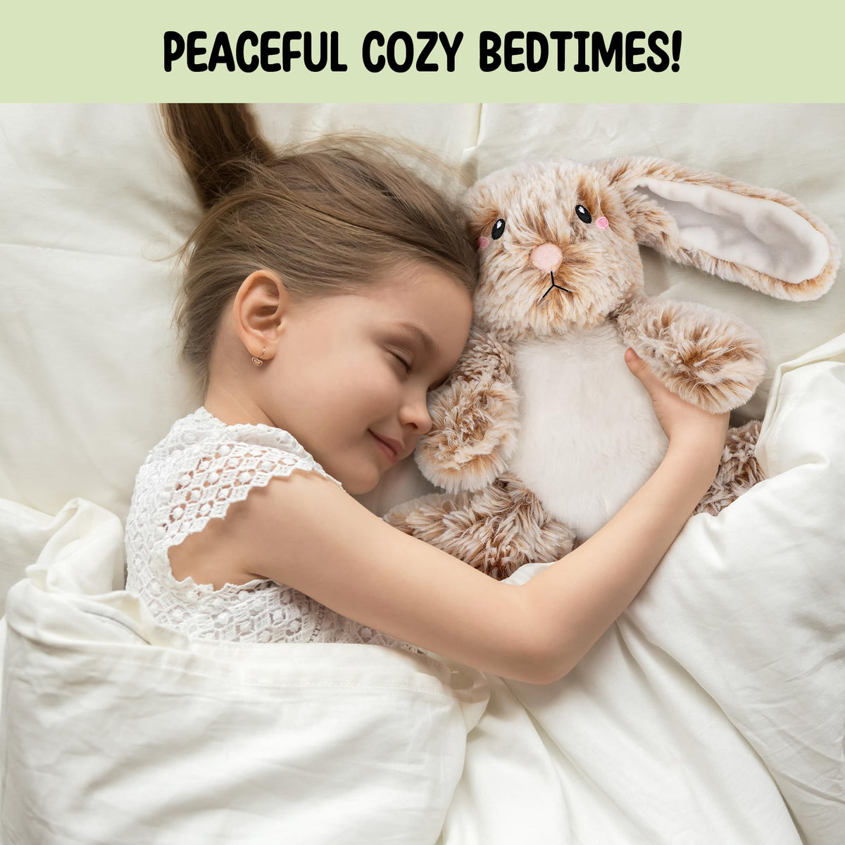 Inside is unscented clay beads for clean, non-greasy warmth.