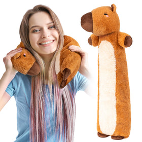 Happy Fuel capybara microwavable plush offering cozy warmth