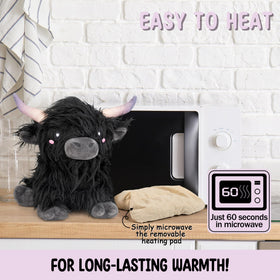 Happy Fuel Highland Cow unscented filling closeup emphasizes natural beads for balanced heat