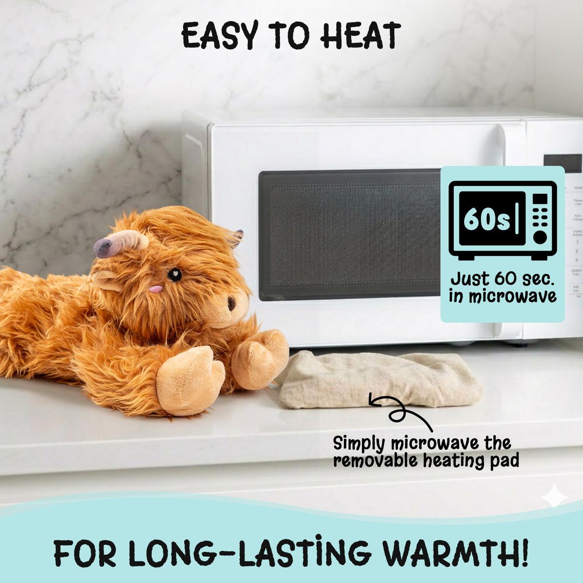 Kid-friendly relaxation plush providing warm comfort and reassurance