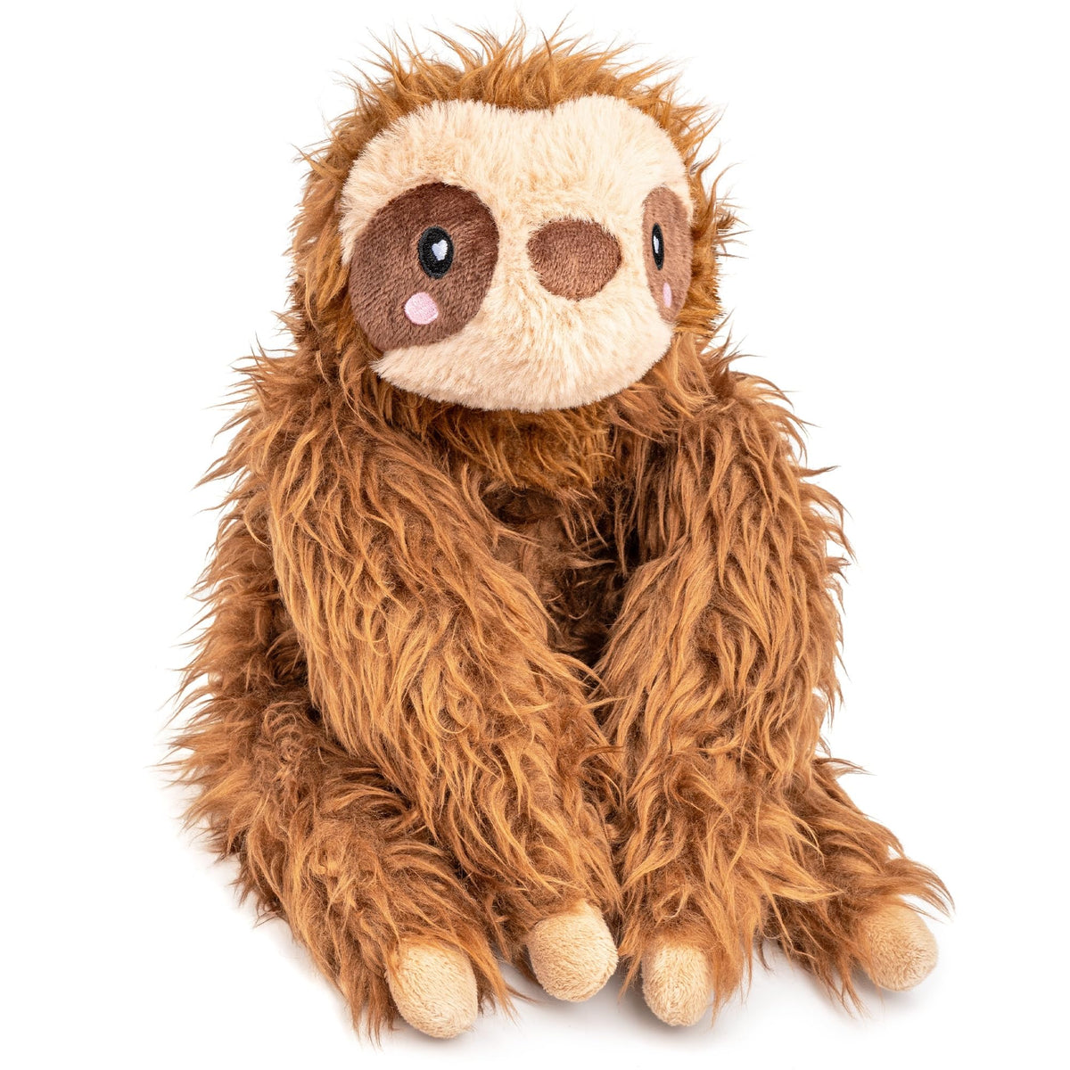Happy Fuel Sloth heating pad front view for cozy warmth and comforting hugs.