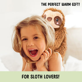 Happy Fuel Sloth warm cuddles for bedtime relaxation.