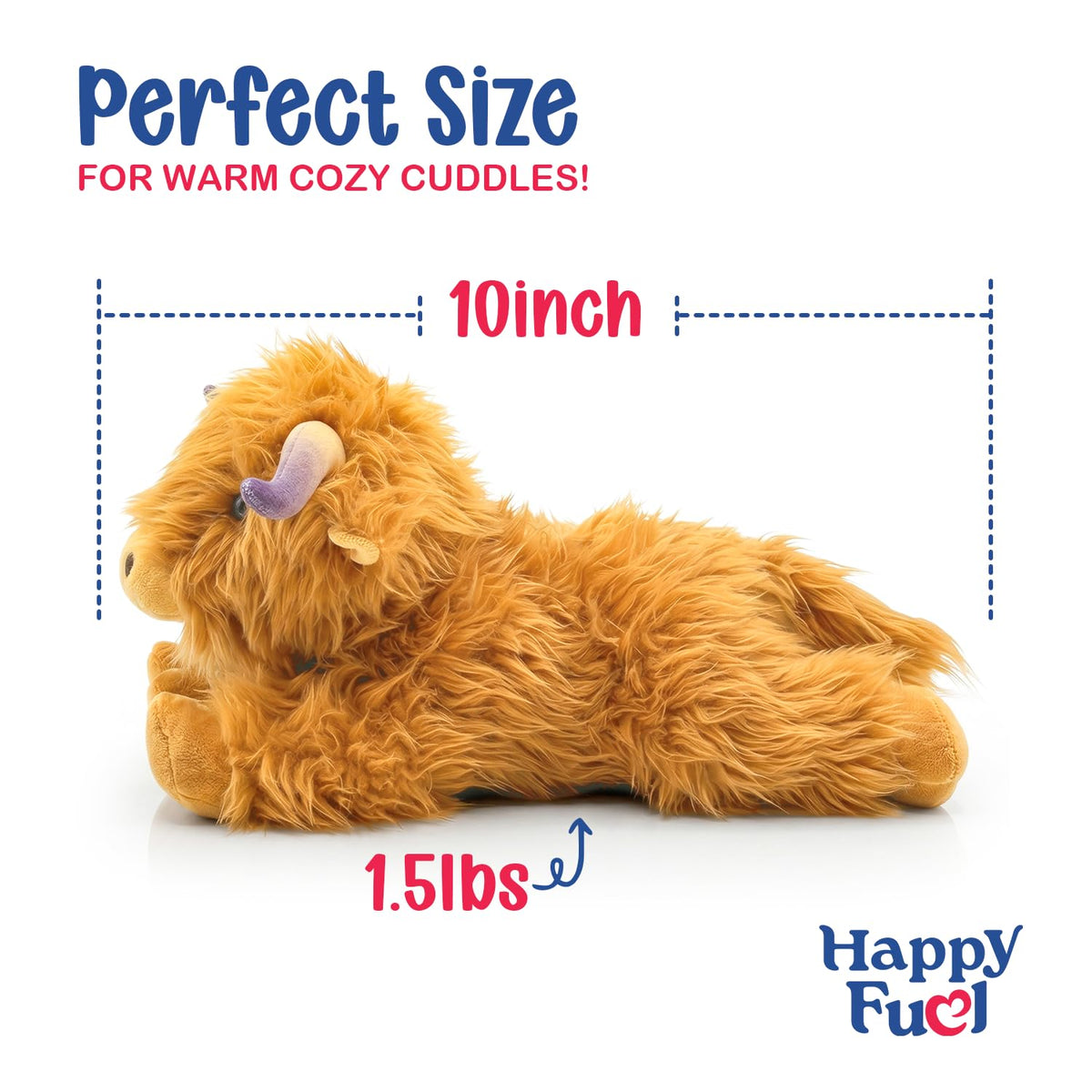 Unscented heating pad inside keeps the cuddle clean and fragrance-free.