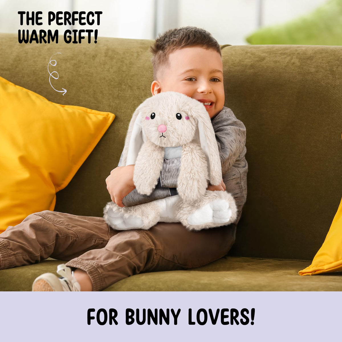 Happy Fuel warm comfort bunny plush ideal for bedtime