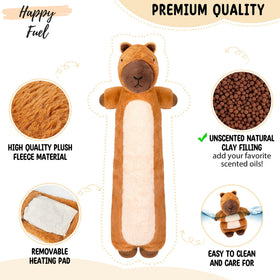 Happy Fuel weighted capybara snuggle plush for comforting moments