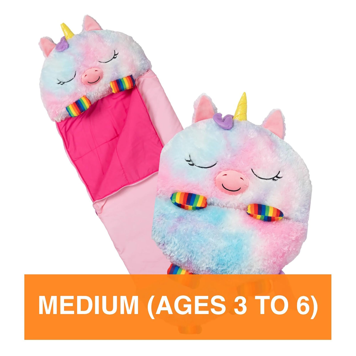 Happy Nappers machine-washable plush, simple cleanup after busy days of play.