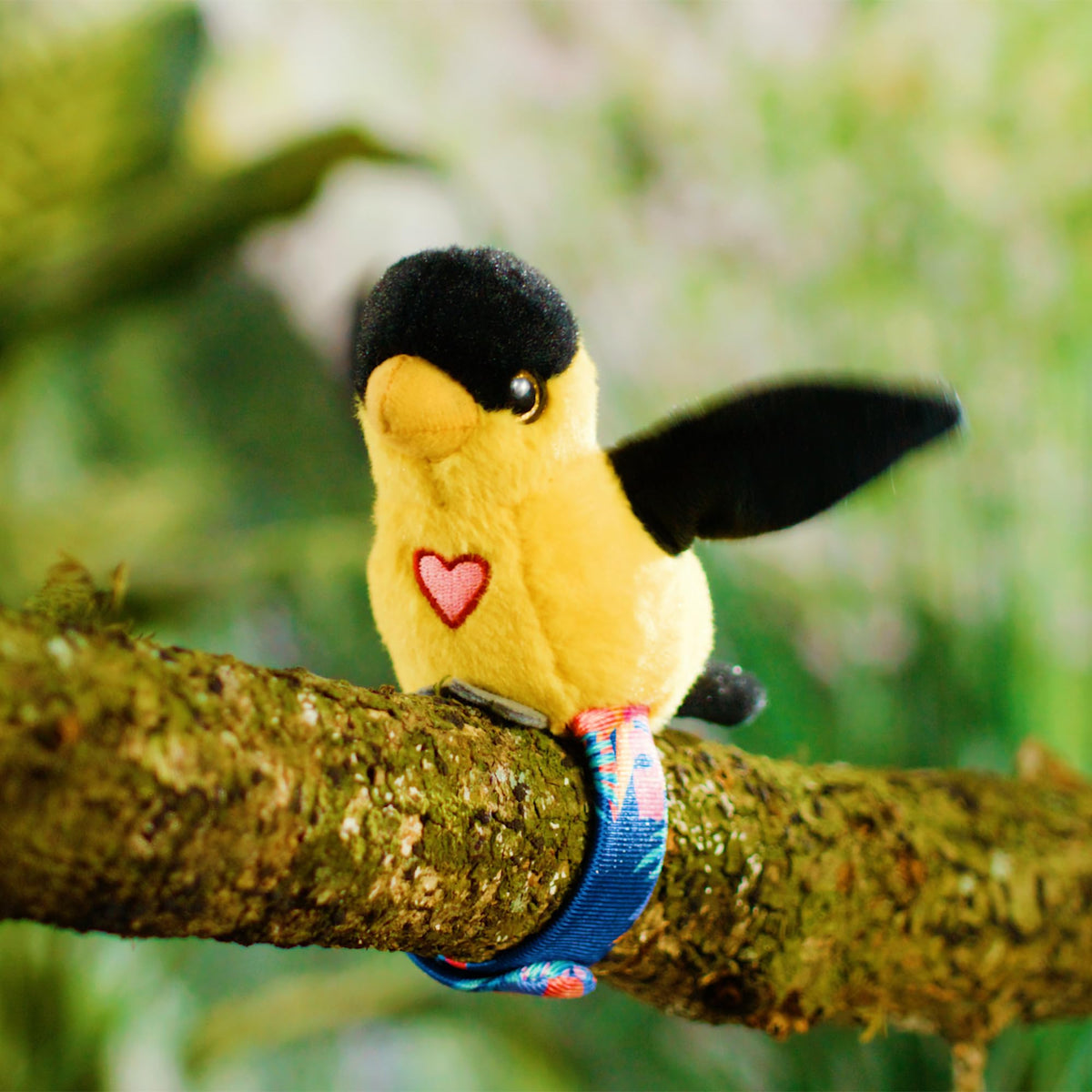 Happy Yappers Red Parrot mimics phrases after you speak