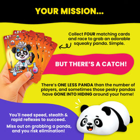Happy Yeti Pandamonium rule sheet helps quick setup and smooth play.