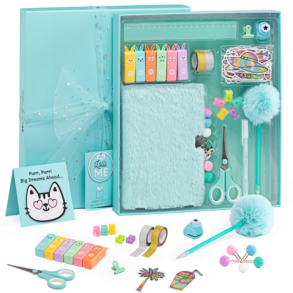 HAPPY LOLLI Mint LolliME diary cover invites creative self-expression and personal storytelling.