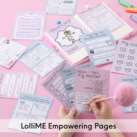 HAPPY LOLLI sticker pack with 290 pieces for creative journaling and decor