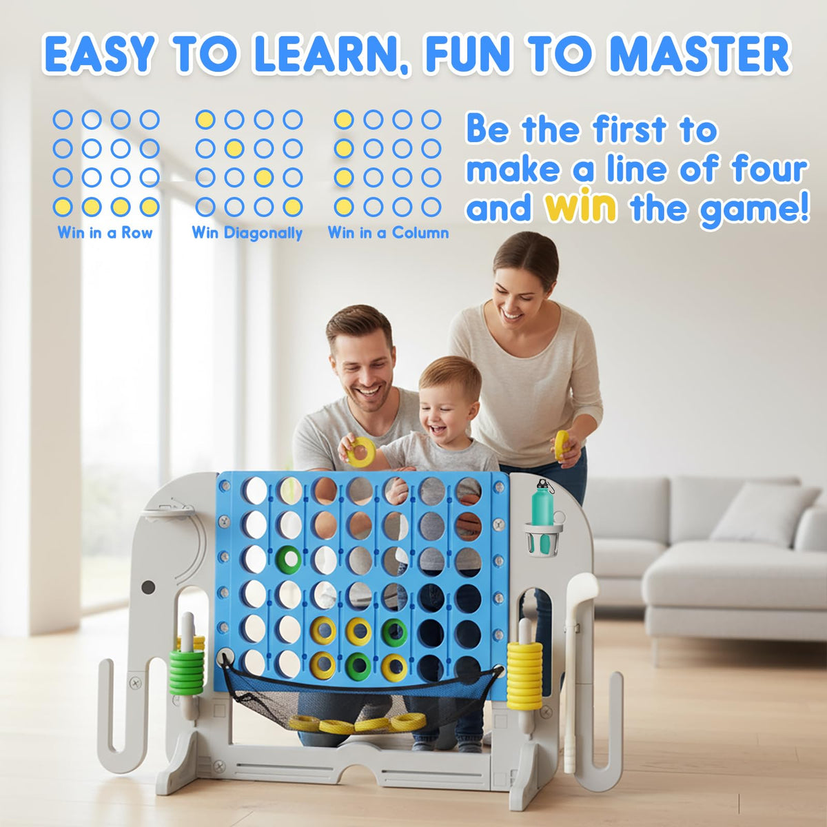 HAPPYMATY all-season design for indoor or outdoor use.