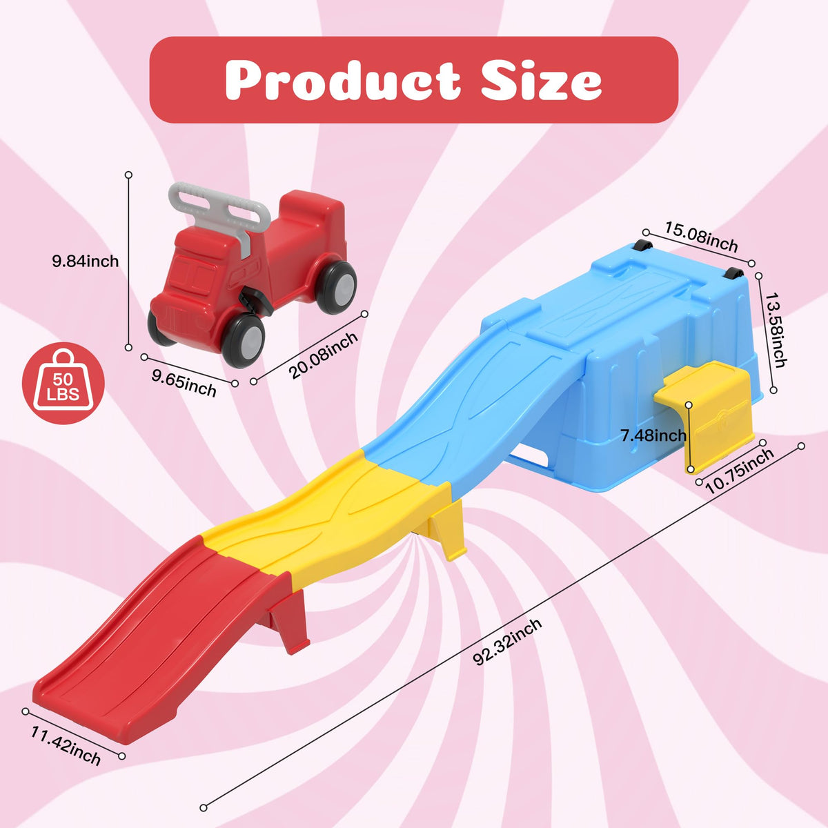 HAPPYMATY Bright colors resist fading, keeping playfulness vibrant indoors or outdoors.