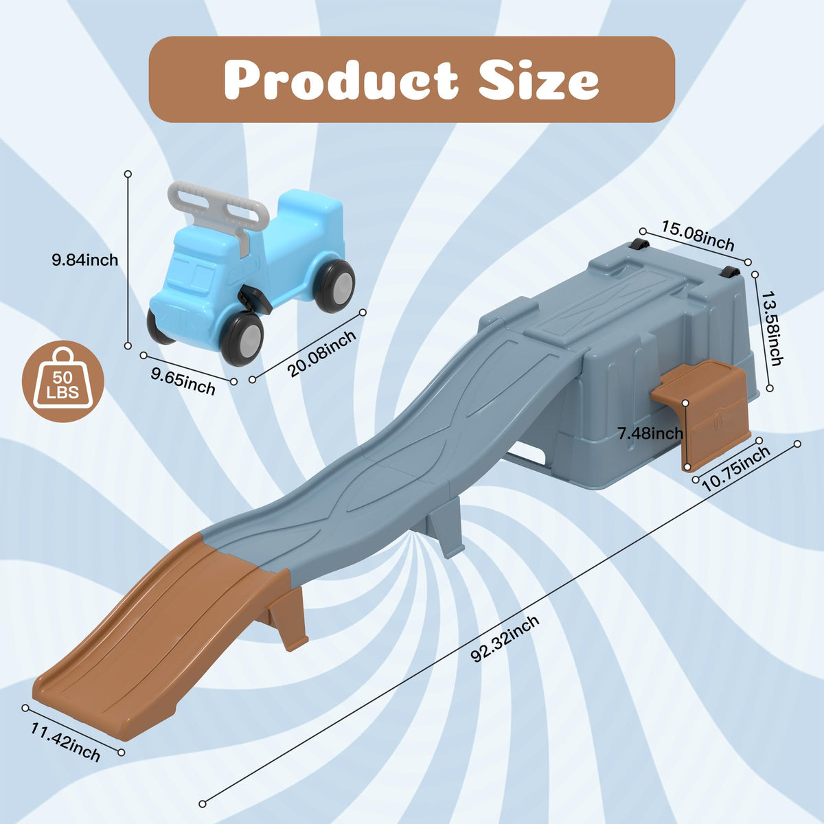 happymaty colorful plastic materials emphasize kid-friendly, sturdy design.