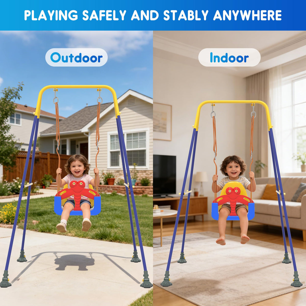 HAPPYMATY indoor-outdoor versatility for nurseries, gardens, or patios