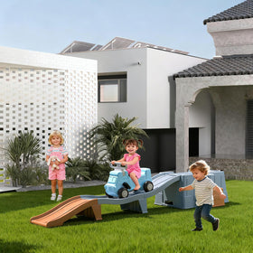 happymaty kids playing indoors and outdoors demonstrates versatile playtime options.
