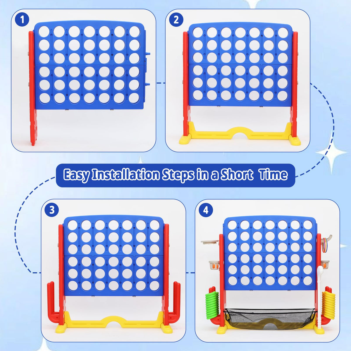 HAPPYMATY mini-basketball-hoop for quick toss challenges