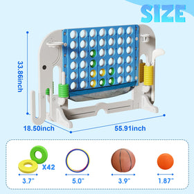 HAPPYMATY ring toss element for easy, friendly competition.