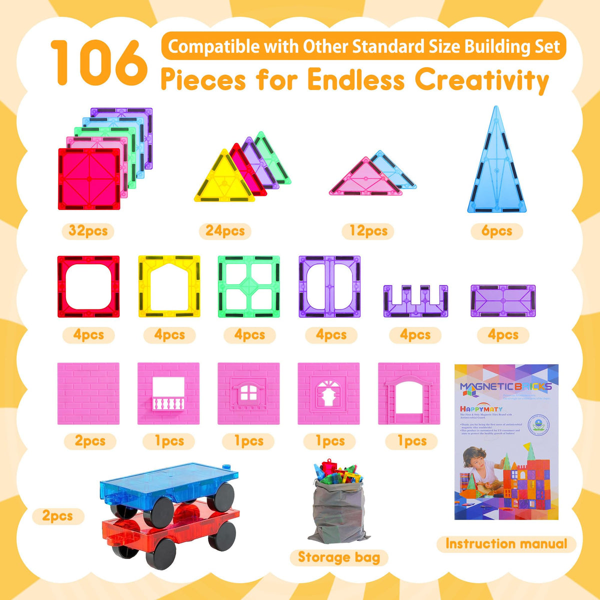 HAPPYMATY silver ions antibacterial coating protects toy surfaces