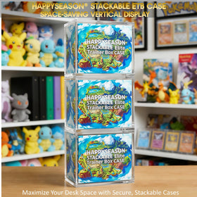 Happyseason ETB acrylic case snug fit prevents wobble and shifts.