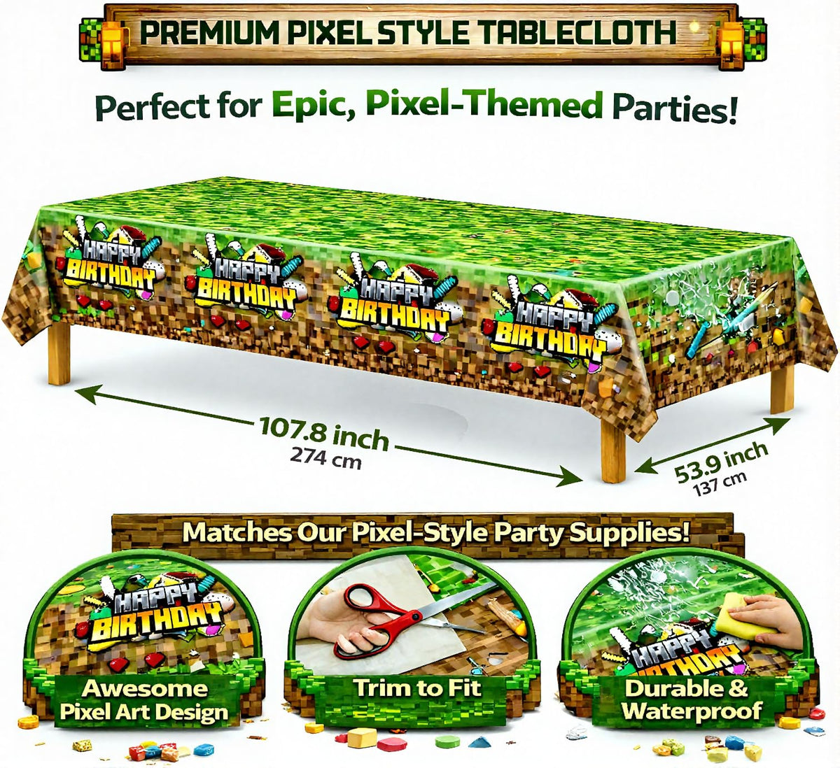 HappySet Miner Supplies Kit: complete decor bundle for instant, cohesive setup.