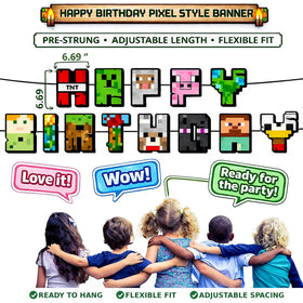 HappySet Pixel Toppers: game-inspired toppers for cakes and snacks.
