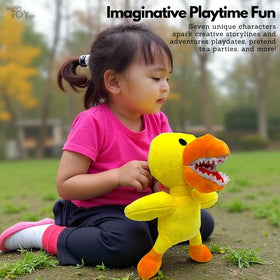 HappyToy Kid plush rabbits give comforting companionship during quiet moments